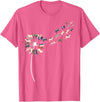 Womens Cow Design Dandelion Cows Stuff for Cow Lover | Womens Cow T-Shirt - Pink Heather