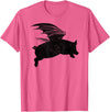 Flying Pig Shirt Pigs Will Fly Gift Idea Flying Pig T-Shirt Pigs Will Fly Gift T-Shirt - Pink Heather
