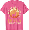 Funny Llamas Saying Protestant Bible Christ God Llamas Lover Christian Religion Faith Jesus Catholic T-Shirt - Pink Heather