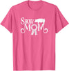 Squatch Design Show Mom Swine Show Pig Lover County Fair Gift Lt. T-Shirt - Pink Heather