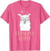 Grandma Llama Apparel Co Grandma Llama Cute Grandmother Gift T-Shirt - Pink Heather