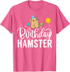 Hamster Birthday Party Birthday Hamster T-Shirt - Pink Heather