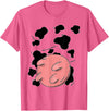 Artsthetic Collection: Halloween Cow Udder Costume T-Shirt - Pink Heather