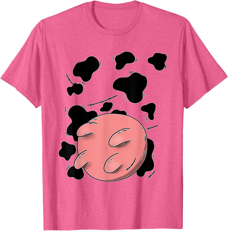Artsthetic Collection: Halloween Cow Udder Costume T-Shirt - Pink Heather