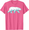 Polar Bear Gift Polar Bear Accessories & Stuff Cool Polar Bear Design For Men Women Arctic Polar Bear Lover T-Shirt - Pink Heather