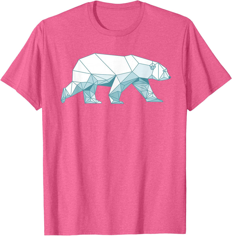 Polar Bear Gift Polar Bear Accessories & Stuff Cool Polar Bear Design For Men Women Arctic Polar Bear Lover T-Shirt - Pink Heather
