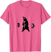 Lifting Motivation Bear Powerful Grizzly Bear Lifting Training T-Shirt T-Shirt - Pink Heather