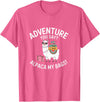 Novelty Alpacas Traveling Family Trip Joke Travel Funny Adventure You Say Alpaca My Bags Llama Women Saying T-Shirt - Pink Heather