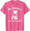 My Flabbers Bear, Bear Funny, Gasted Bear Flabbers My Flabbers Have Been Gasted, Funny Graphic, Bear Art Cute T-Shirt - Pink Heather