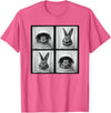 Vintage Rabbit Astronaut T-Shirt in Pink Heather