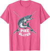 Fishing IM Co Pike Slayer Fishing Fisherman Northern Pike T-Shirt - Pink Heather