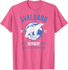 Svalbard T-Shirt Co. Svalbard Polar Bear T Shirt | Norway Northern Lights T-Shirt T-Shirt - Pink Heather