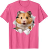 Cute Hamster Design for Men Women Kids Animal Hamster Lovers T-Shirt - Pink Heather