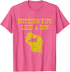 Funny Farm Nothing Tips Like A Cow Wisconsin T-Shirt - Unisex-Adults, Green, Small, Short Sleeve, Cotton, Polyester - Pink