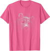 Funny Cute Bear Wild Black Animal Lover Theme Bear Lover Head Portrait black background Theme Animal T-Shirt - Pink Heather