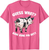 Kune Kune Pig Accessories & KuneKune Clothes Kune Kune Pig Breeder Plush Stuffed Animal Kunekune Pig T-Shirt - Pink Heather