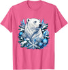 Arctic Polar Bear Snowflake Winter Christmas Christmas Polar Bear Snowflakes Winter Ornaments T-Shirt - Pink Heather