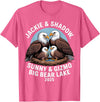 Nature Wildlife Art Prints Jackie & Shadow Sunny & Gizmo Big Bear Lake 2025 Eagle T-Shirt - Pink Heather
