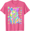 Coastal Summer Animals Beach Art Cute Pig with Hearts Sunglasses Seashells Coastal Summer T-Shirt - Pink Heather