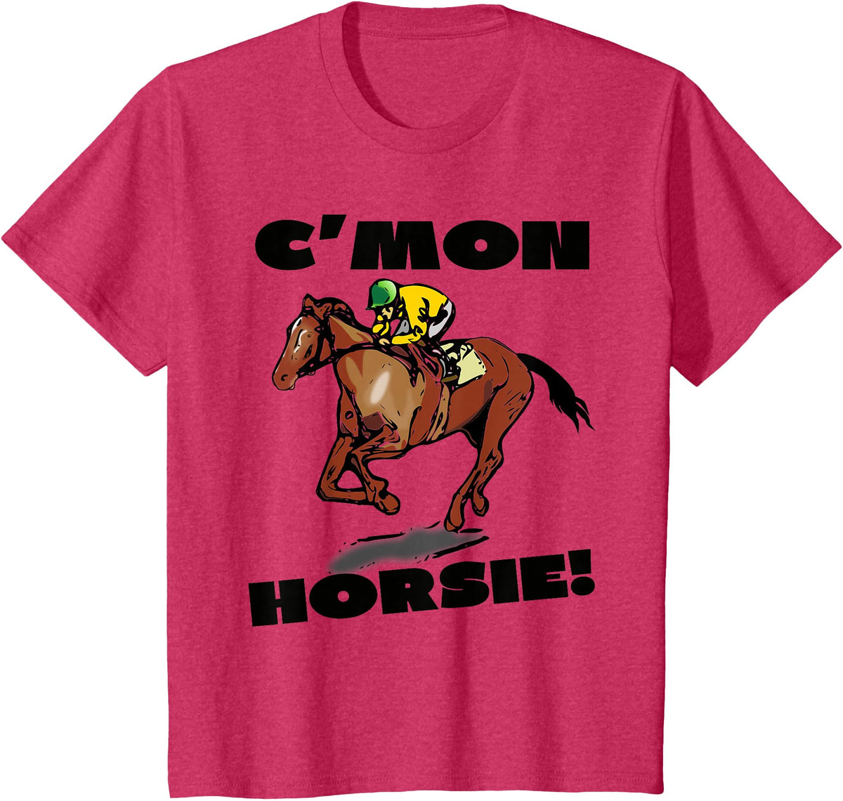 Horse Racing Shirts 101 Horse Racing Races Track T-shirt Boys Girls Youth Child T-Shirt - Red Heather