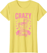 Carnival Carousel Horse Quote Crazy Carousel Lady Quote for a Carousel Horse Lady T-Shirt - Lemon Yellow