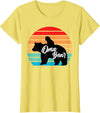mother's day Gifts oma bear grandma bear T-Shirt - Lemon Yellow