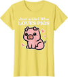 Pig Lover Shirts For Men Women Kids Just A Girl Who Loves Pigs Cute Hog Swine Toddler Girls Kids T-Shirt - Lemon Yellow