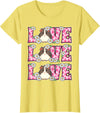 Cute Cow Print Love Clothes For Women & Teen Girls Love Guinea Pig Lover Outfit Women Girl Kids Cute Guinea Pig T-Shirt - Lemon Yellow