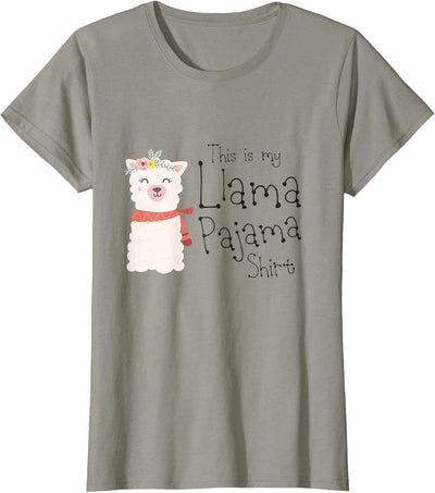 Cute This Is My Llama Pajama Shirt Gifts Womens & Kids This is My Llama Pajama Shirt Cute Alpaca Gift T-Shirt
