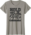 Horse Gifts Shirts by MV&SG Hold Your Horse, Horses Gifts Shirts Girls Women T-Shirt - Slate Grey