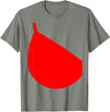 Halloween Costume T-shirts Etc. Over Sized Bra Halloween Couples Costume T-Shirt - Olive Heather