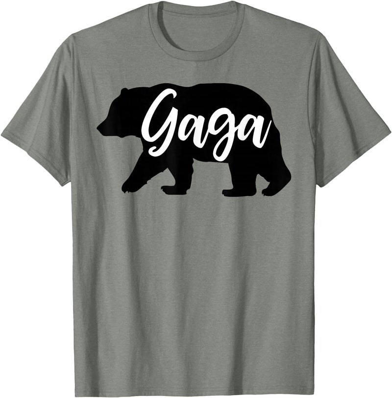 Aberdeen Family Bear T Shirt GaGa Bear shirt Matching Family Shirts Bear tshirts T-Shirt - Olive Heather