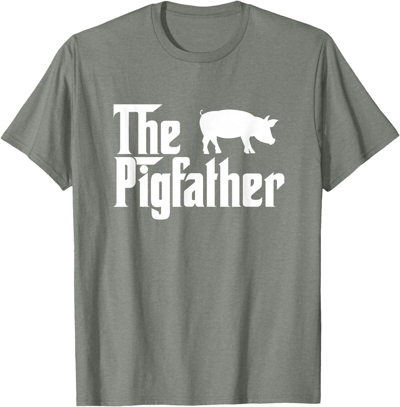 Funny Pig Whisperer Shirts Gifts The Pig Father Funny Pig Lover Whisperer T Shirt Gift T-Shirt - Olive Heather