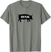 Bear Daddy Oink Pig Play Funny Gay Men's T-Shirt T-Shirt - Olive Heather
