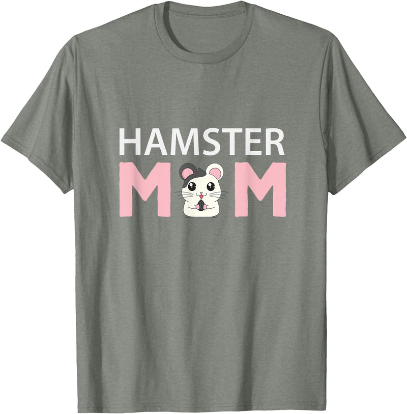 Hamster Mom Hamster T-Shirt - Olive Heather