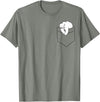 Niedliche Eisbär-Geschenke Polar Bear in Bag Funny Polar Bear in Bag T-Shirt - Olive Heather