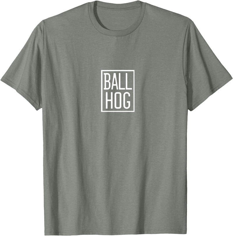 Way To Go Ball Hog Merch Ball Pig T-Shirt - Olive Heather