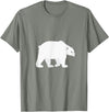 T-Shirts for Kids Cute Polar Bear Kids T-Shirt T-Shirt - Olive Heather