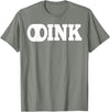 LGBT Pig Play Shirts AP OINK Gay Mens Pig Play Shirt T-Shirt - Olive Heather