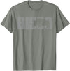 Bison Buffalo Apparel Bison Lover Buffalo Clothing - Buffalo Bison T-Shirt - Olive Heather