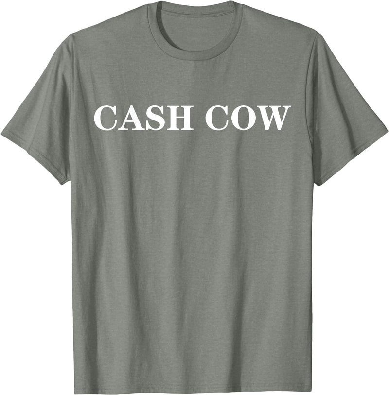 cash cow shirt Cash Cow T-Shirt - Olive Heather