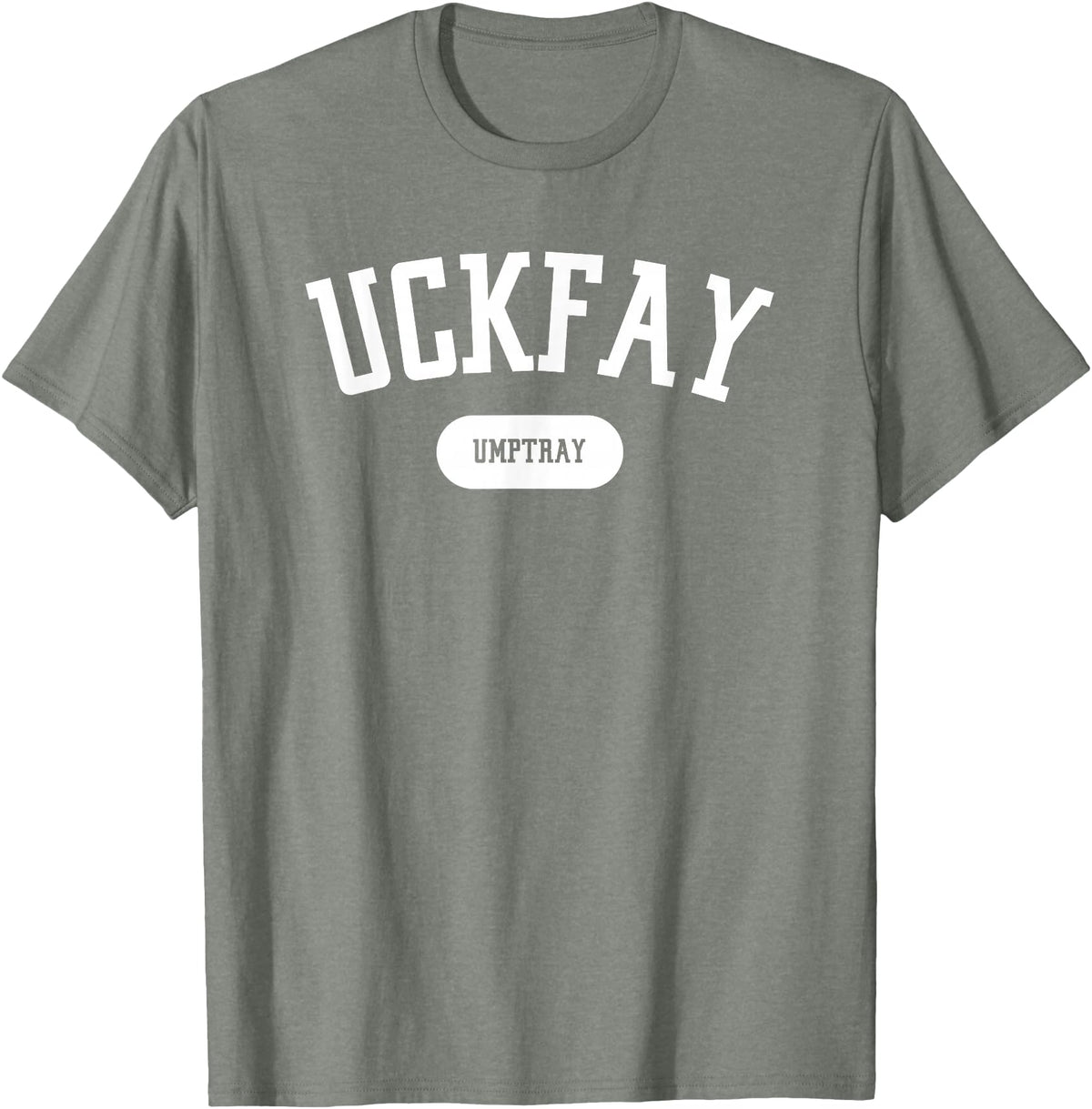Freedom 4 All Apparel Co. Subtle Resistance Uckfay Umptray Pig Latin 8647 Funny T-Shirt - Olive Heather