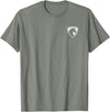 Majestic Horse Graphic Classic Horse Logo T-Shirt - Olive Heather
