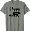 Pappy Gifts Pappy Bear Gift T-Shirt - Olive Heather