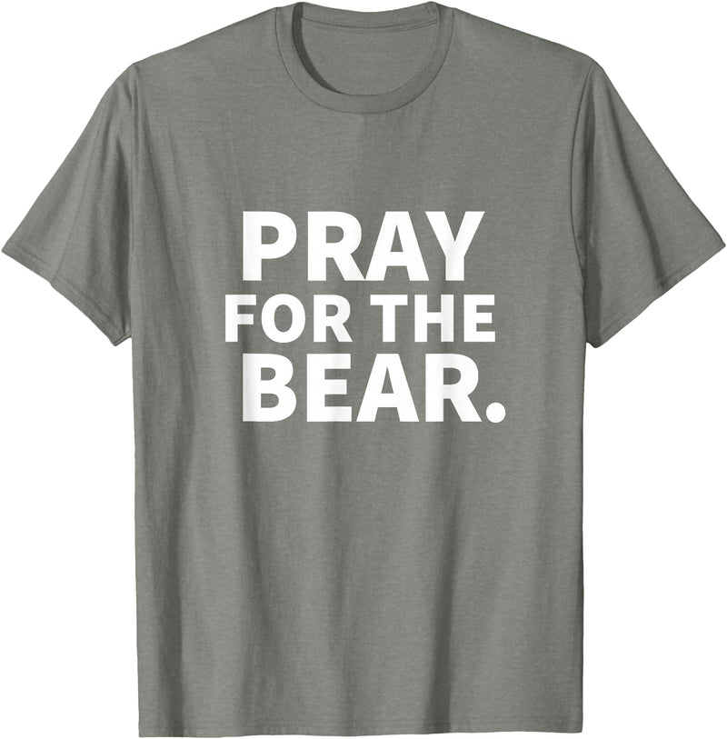 Pray For The Bear Zag Pray For The Bear T-Shirt - Olive Heather