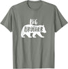 The Persnickety Owl Family Bears #2 Big Brother Bear Shirt Brother Bear T-Shirt Brother Tee T-Shirt - Olive Heather
