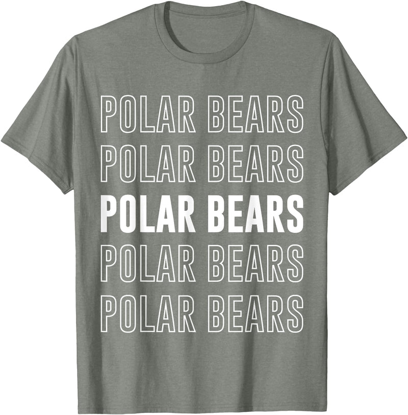 Polar Bears Apparel Polar Bears T-Shirt - Olive Heather