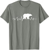 bear heartbeat t shirt Bear Heartbeat T-Shirt T-Shirt - Olive Heather