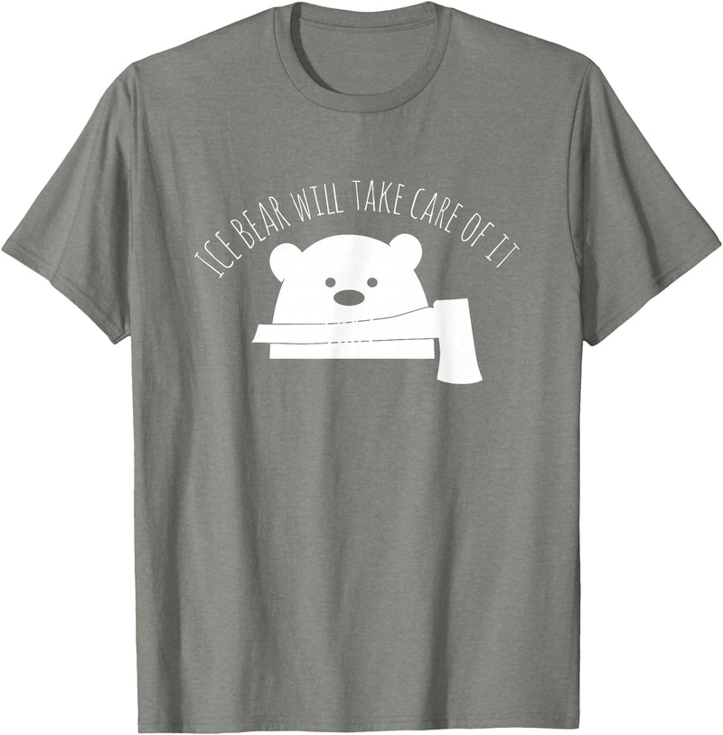 Globale Erwärmung Klimaschutz Arktik Eis Ice Bear Will Take Care Of It Polar Bear Polar Bear T-Shirt - Olive Heather