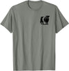 Belted Galloway Gift for Men, Women, Dad & Mom Cow Farmer Breeder - Monochromatic Belted Galloway Cattle T-Shirt - Olive